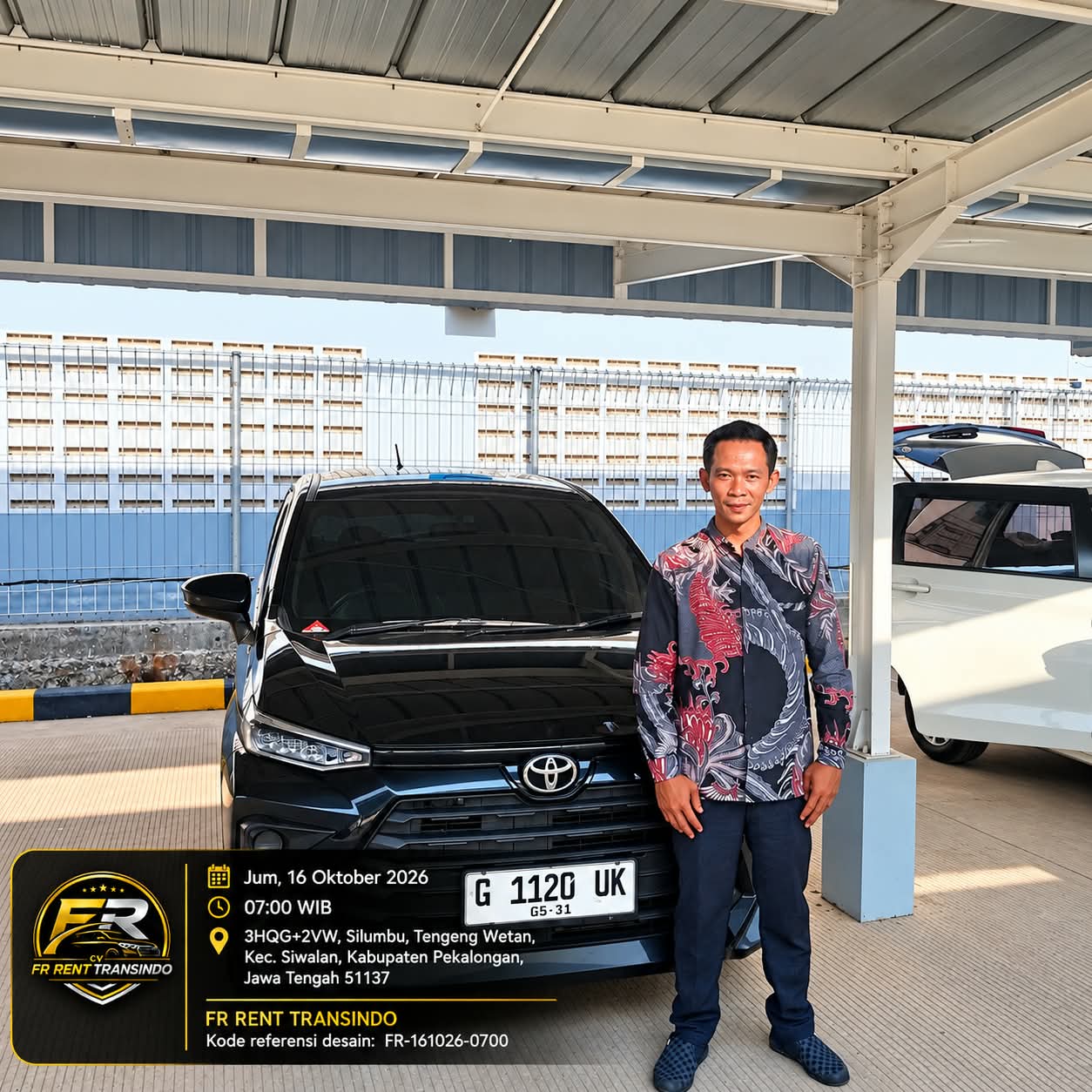 Serah terima kendaraan rental